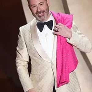Oscar Awards 2024 Jimmy Kimmel Brown Suit