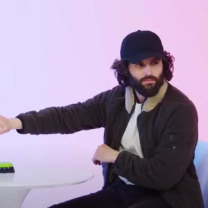 Penn Badgley and Joe Goldberg Teen Vogue Interview Coat Jacket