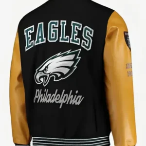 Philadelphia Eagles Tommy Hilfiger Varsity Jacket On Sale 