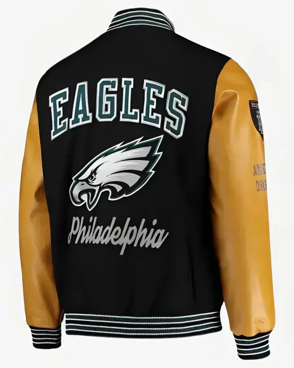 Philadelphia Eagles Tommy Hilfiger Varsity Jacket On Sale