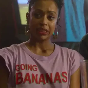 Players 2024 Liza Koshy Going Bananas Pink Shirt