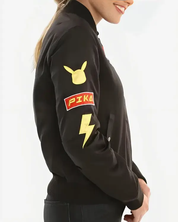 Pokemon Pikachu Varsity Jacket For Women