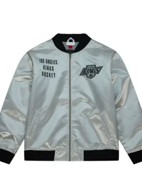 Pomeroy LA Kings Team OG 2.0 Silver Satin Zip Jacket