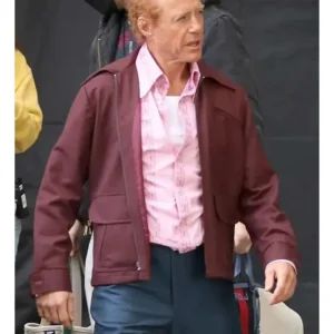 Robert Downey Jr. The Sympathizer Maroon Jacket front
