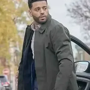 Ryan Broussard Alert Missing Persons Unit Long Grey Jacket