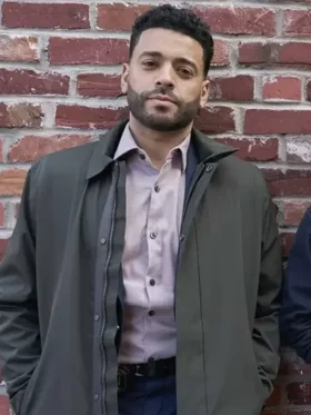 Ryan Broussard Alert Missing Persons Unit Long Grey Jacket For Men