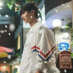 Ryoo Seon jae Lovely Runner Pullover White Jacket