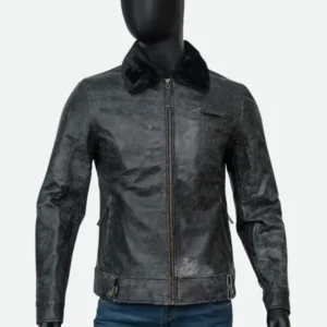 Sami Outalbali Sex Education Leather Jacket