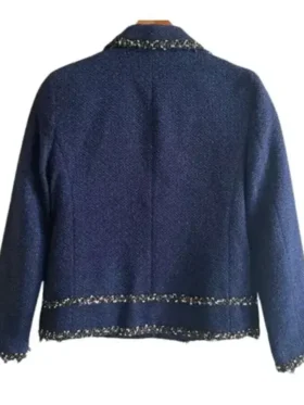 Sanctuary A Witchs Tale 2024 Amy De Bhrun Blue Tweed Jacket Back