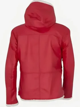 Santa Claus Red Leather Jacket