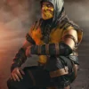 Scorpion Mortal Kombat X Yellow Hooded Jacket