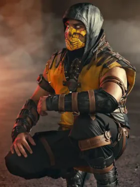 Scorpion Mortal Kombat X Yellow Hooded Jacket