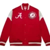 Scroggins University of Alabama Heavyweight Red Varsity Jacket