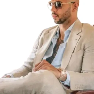 Shop Andrew Tate Beige Suit Top G Outerwear Sale For Men And Women