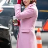 Shop Elsbeth 2024 Carrie Preston Pink Wool Coat