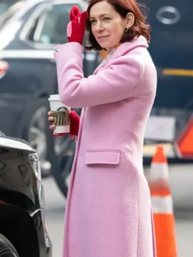 Shop Elsbeth 2024 Carrie Preston Pink Wool Coat