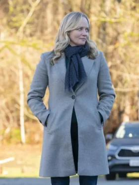Shop Erika Trucker 2024 Grey Wool Coat