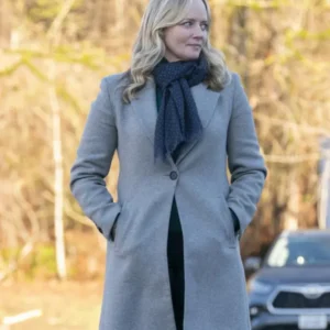 Shop Erika Trucker 2024 Grey Wool Coat 