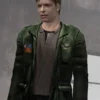Shop Guy Cihi Silent Hill 2 Green Leather Jacket
