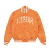 Shop ICECREAM College Satin Bomber Jacket