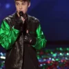 Shop Justin Bieber The X Factor Faux Leather Jacket