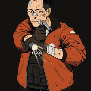 Shop Kim Kitsuragi Disco Elysium Brown Bomber Jacket