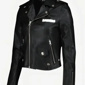 Shop NFL Las Vegas Raiders Black Biker Jacket