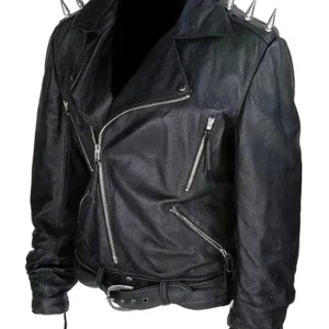 Shop Nicolas Cage Ghost Rider Spikes Jacket
