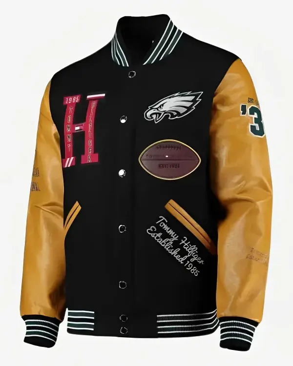 Shop Philadelphia Eagles Tommy Hilfiger Varsity Jacket