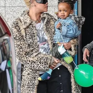 Shop Rihanna Los Angeles Leopard Print Coat