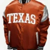Shop Texas Longhorns Orange Varsity Satin Jacket
