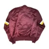 Vintage Washington Burgundy Satin Jacket