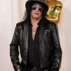 Slash Oscar Awards 2024 Leather Jacket For Sale