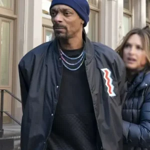 Snoop Dogg Law and Order SVU Black Varsity Jacket For Sale