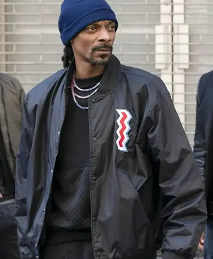 Snoop Dogg Law and Order SVU Black Varsity Jacket
