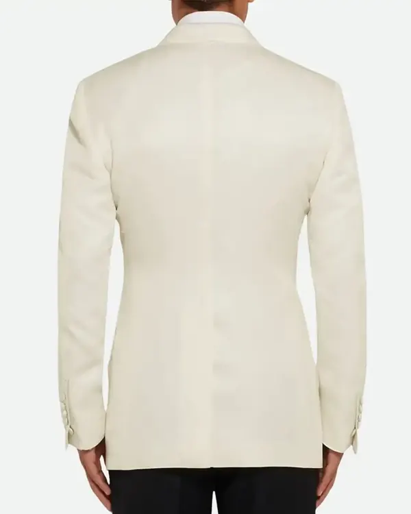 Spectre James Bond White Tuxedo Back