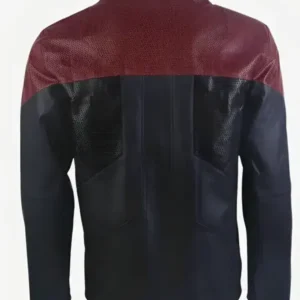 Star Trek Picard Season 3 Leather Jacket Back
