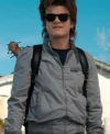 Steve Harrington Stranger Things Grey Bomber Jacket