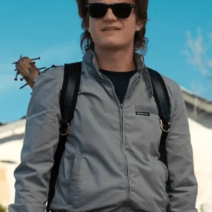 Steve Harrington Stranger Things Grey Bomber Jacket
