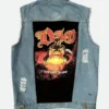 Stranger Things Eddie Munson Denim Vest Back