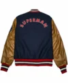Superman Varsity Jacket Backside