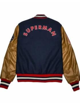 Superman Varsity Jacket Backside