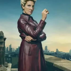 Tamsin Greig Sexy Beast 2024 Trench Coat