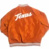 Texas Orange Bomber Jacket Backside