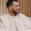 The American Society Of Magical Negroes Aren White Bomber Jacket For Sale