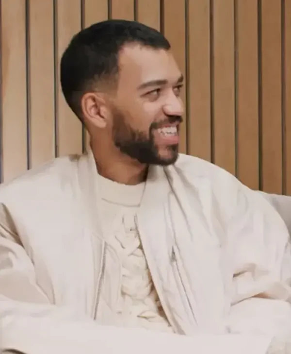 The American Society Of Magical Negroes Aren White Bomber Jacket For Sale