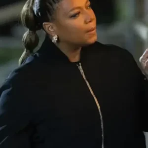 The Equalizer S04 Queen Latifah Blue Bomber Jacket