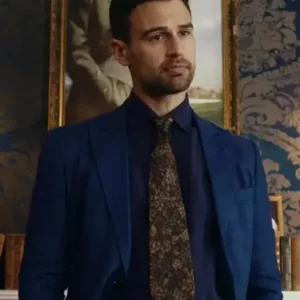 The Gentlemen 2024 Theo James Blue Blazer