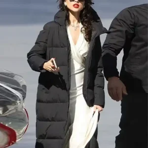 The Ministry of Ungentlemanly Warfare 2024 Eiza Gonzalez Puffer Jacket