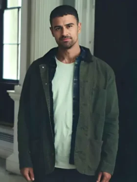 Theo James The Gentleman 2024 Green Jacket On Sale